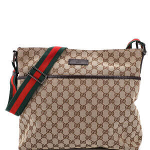 Gucci Front Pocket Web Messenger Gg #239018G10B